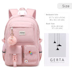 abshoo Big Student Laptop Backpack For College Women Middle High School Teen Girls Bookbag Travel Daypack (Black) | For College