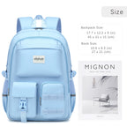abshoo Big Student Laptop Backpack For College Women Middle High School Teen Girls Bookbag Travel Daypack (Black) | For College