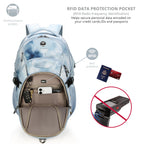 Swissdigital Design Laptop Backpack with USB Charging Port, Travel Backpack Fits 15.6 inches Computer, 31L College School Backpack for Men, Black | SD803-01