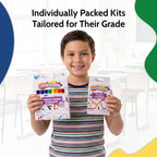 EPI Essentials Back to School Supplies for Kids 6th-12th Grade – 51 Items in Kit – Middle to High School Supply Packs – College-Ruled Bundle with Composition Notebooks – Suitable for Homeschooling