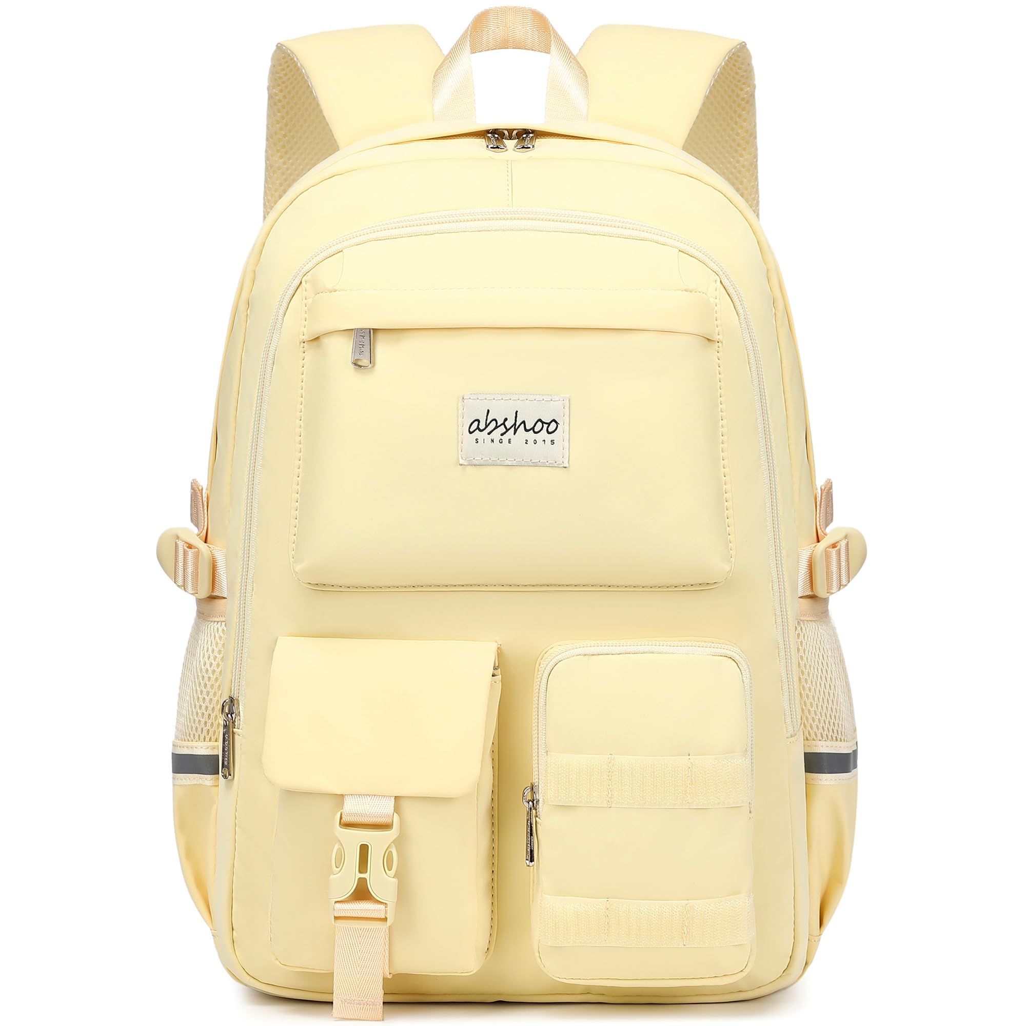 abshoo Big Student Laptop Backpack For College Women Middle High School Teen Girls Bookbag Travel Daypack (Black) | For College