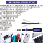 STREBITO Precision Screwdriver Set 191-Piece Multi-Bit Screwdriver 1/4 Inch Nut Driver Home Improvement Tool Electronic Repair Kit for Computer, iPhone, Laptop, PC, Cell Phone, PS4, Xbox, Nintendo