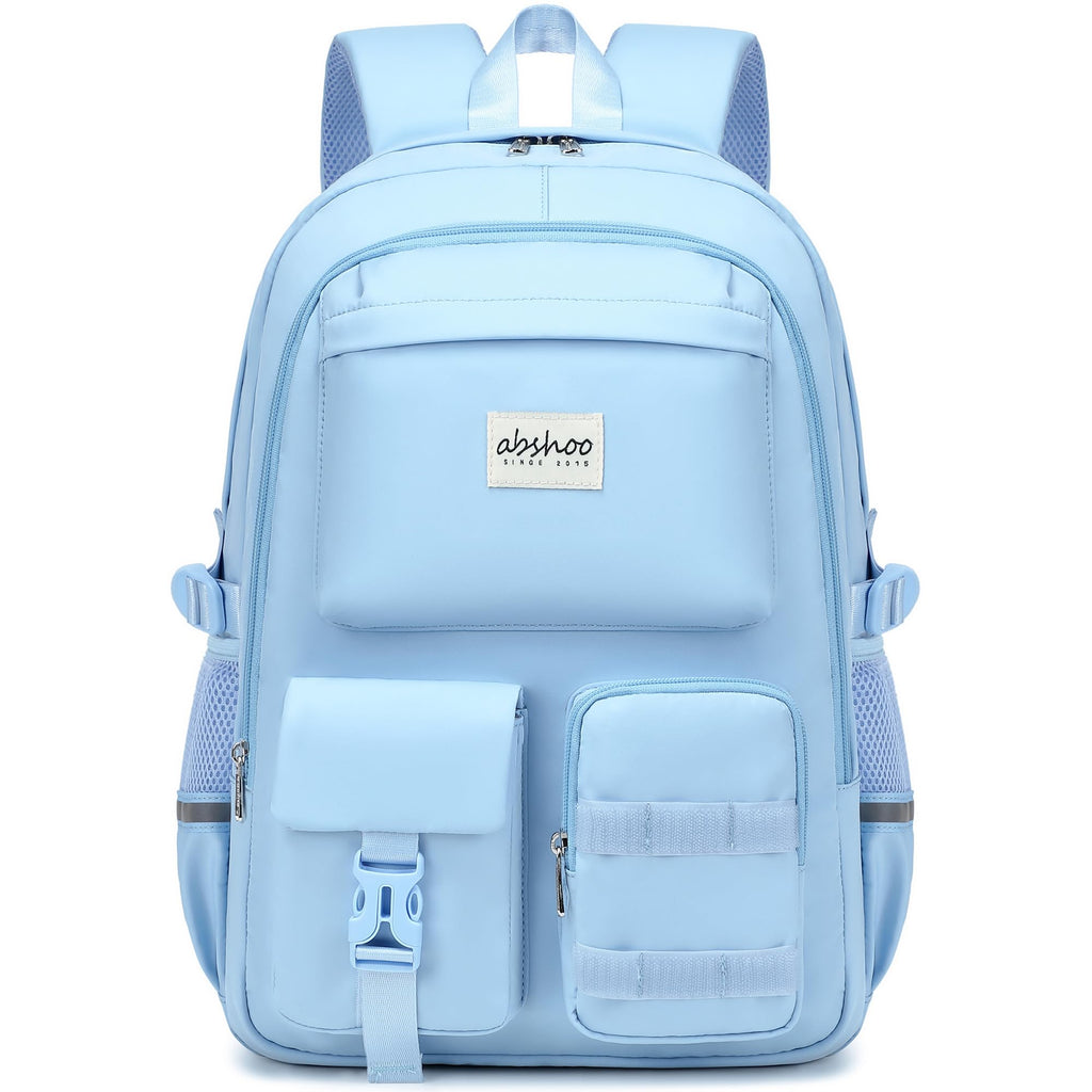 abshoo Big Student Laptop Backpack For College Women Middle High School Teen Girls Bookbag Travel Daypack (Black) | For College