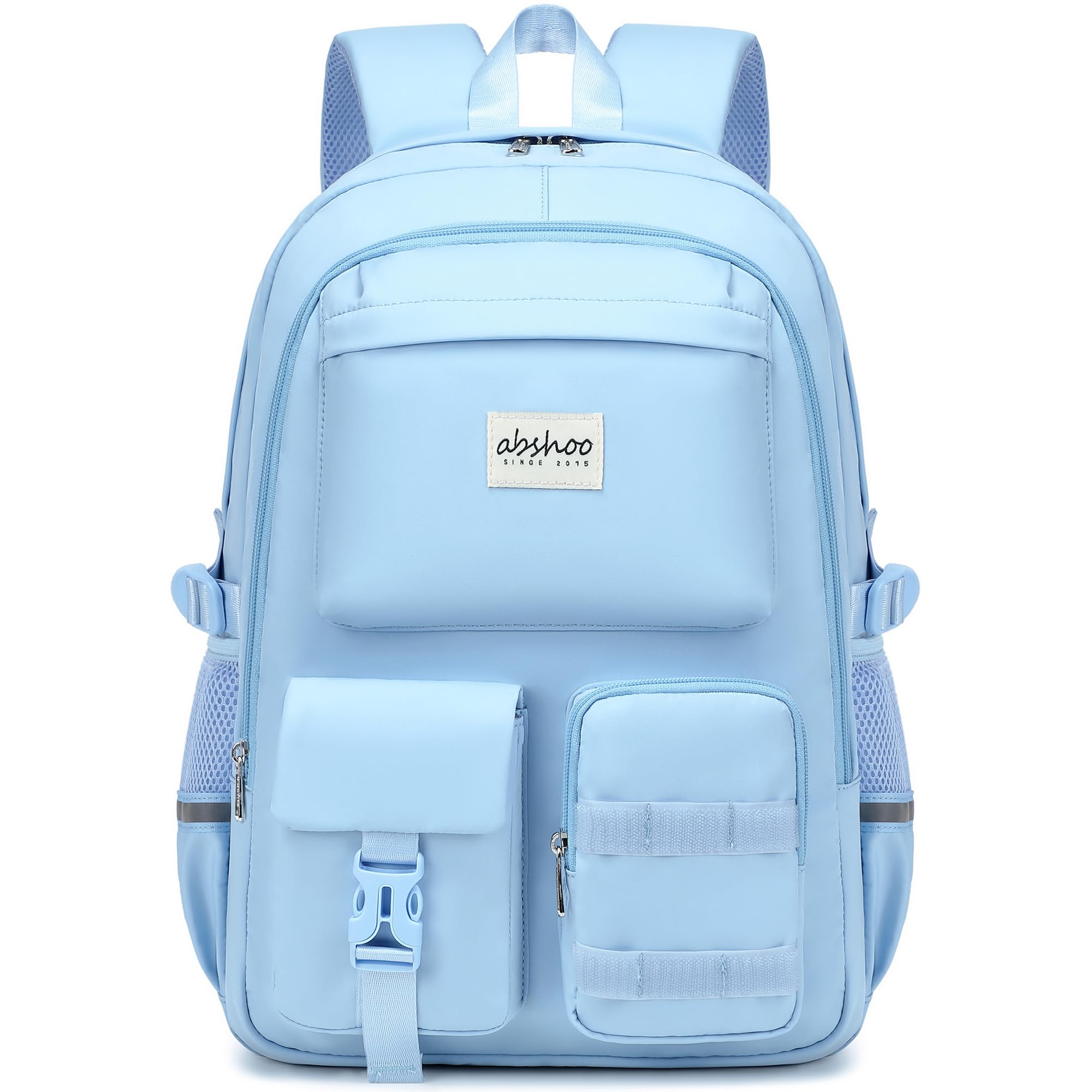 abshoo Big Student Laptop Backpack For College Women Middle High School Teen Girls Bookbag Travel Daypack (Black) | For College
