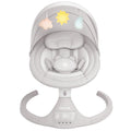 Jool Baby Nova Baby Swing for Infants – Bluetooth Music, Remote (Gray) | Keep Baby Happy While Getting Things Done – Gentle Side-to-Side Motion Helps Baby Feel Content
