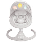 Jool Baby Nova Baby Swing for Infants – Bluetooth Music, Remote (Gray) | Keep Baby Happy While Getting Things Done – Gentle Side-to-Side Motion Helps Baby Feel Content