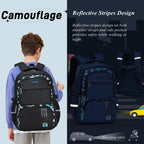 Bansusu Boys Backpack for Kids School Bag, Primary Middle School Backpack for Boys Bookbags