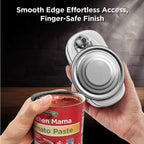 Kitchen Mama Orbit One Rechargeable Electric Can Opener: Hands-free, USB-C Charging, Automatic Stop, Smooth Edge, Safety, Blade for Large Cans, Heavy Duty, Soda and Pop Can, with Storage Box (Black)