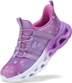 VITUOFLY Boys Sneakers Kids Running Shoes Girls Mesh Fitness Shoe Indoor Training Sneaker Lightweight Outdoor Sports Athletic Tennis Shoes for Little Kid/Big Kid