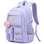 abshoo Big Student Laptop Backpack For College Women Middle High School Teen Girls Bookbag Travel Daypack (Black) | For College
