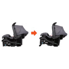 Baby Trend Passport® Switch 6-in-1 Modular Stroller Travel System with EZ-Lift™ Plus Infant Car Seat, Dash Black