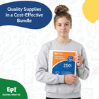 EPI Essentials Back to School Supplies for Kids 6th-12th Grade – 51 Items in Kit – Middle to High School Supply Packs – College-Ruled Bundle with Composition Notebooks – Suitable for Homeschooling