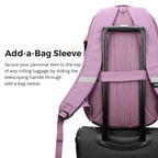 Swissdigital Design Laptop Backpack with USB Charging Port, Travel Backpack Fits 15.6 inches Computer, 31L College School Backpack for Men, Black | SD803-01