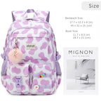 abshoo Big Student Laptop Backpack For College Women Middle High School Teen Girls Bookbag Travel Daypack (Black) | For College