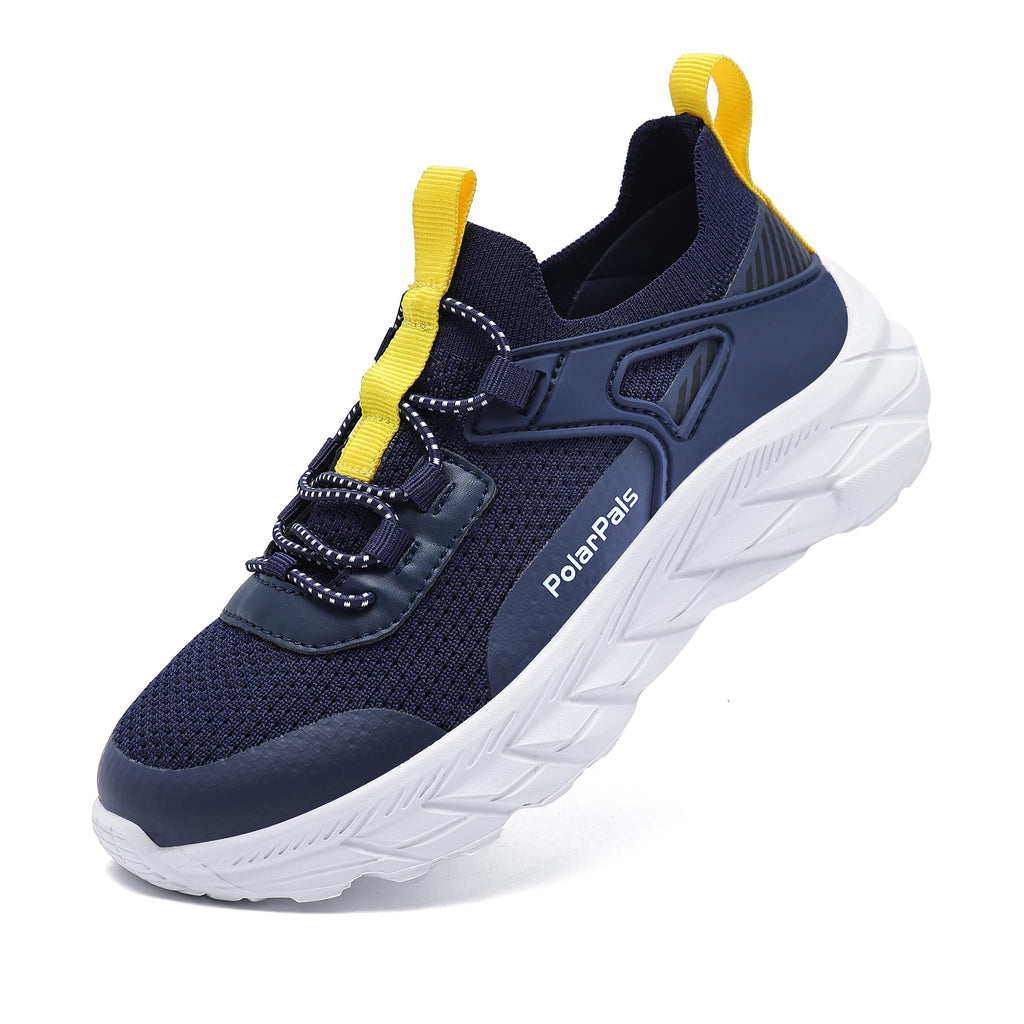Kids Slip On Tennis Shoes Boys Girls Running Athletic Gym Sneakers
