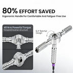 VMAN Ratchet Screwdriver Set, magnetic Screwdriver sets, S2 Steel Bits, DIY Combination Flexible Shaft, Suitable for Furniture Assembly, Precision Electrical Appliance Repair, Bicycle Tools