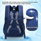 ZHANAO Boys Backpack Astronaut Sports Kids Backpack Space Schoolbag for Girls&Boys Elementary Student Bookbag