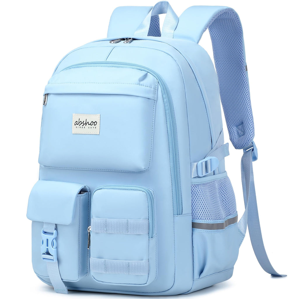 abshoo Big Student Laptop Backpack For College Women Middle High School Teen Girls Bookbag Travel Daypack (Black) | For College