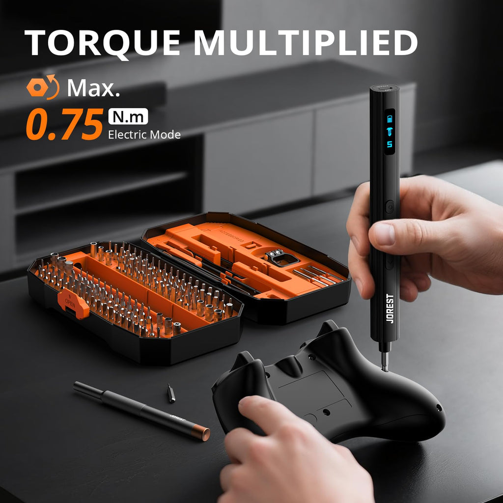 JOREST Small Precision Screwdriver Set with Torx Triwing Phillips, Mini Repair Tool Kit for Macbook, Computer, Laptop, PC, iPhone, PS5, Xbox, Switch, Glasses, Watch, Ring Doorbell, Electronics