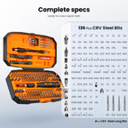 JOREST Small Precision Screwdriver Set with Torx Triwing Phillips, Mini Repair Tool Kit for Macbook, Computer, Laptop, PC, iPhone, PS5, Xbox, Switch, Glasses, Watch, Ring Doorbell, Electronics