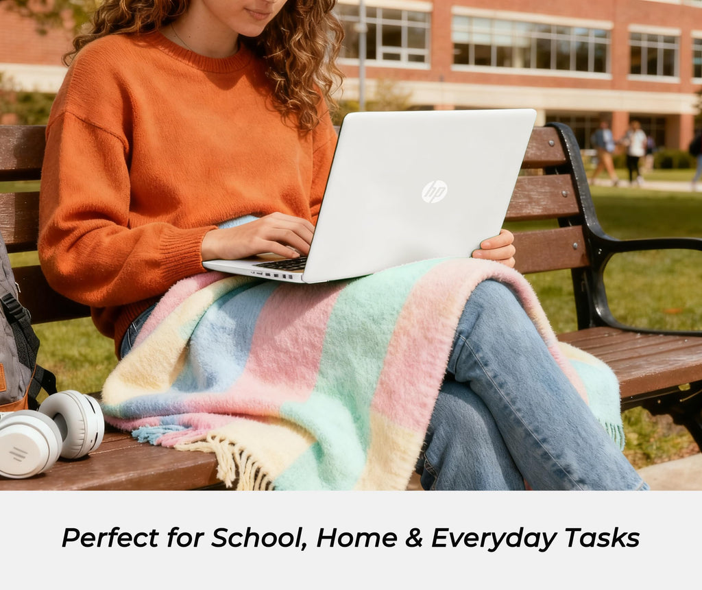 HP 14" Everyday Laptop • Copilot AI • Latest Intel 4-Core Processor • 4GB RAM • 64GB eMMC + 1TB Cloud Storage • 2026 Edition • Windows 11 • Microsoft 365 • Thin & Portable • Royal Blue
