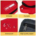 ECHSRT Large Pencil Case, Aesthetic Pen Pouch with Big Capacity, Minimalist Portable Stationery Bag with Handle for Office Organizer Aesthetic Pencil Cases