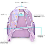 mibasies Kids Backpack for Girls: Girls Backpack 5-8 - Kindergarten Elementary School Bookbag for Girl - Flower Pink