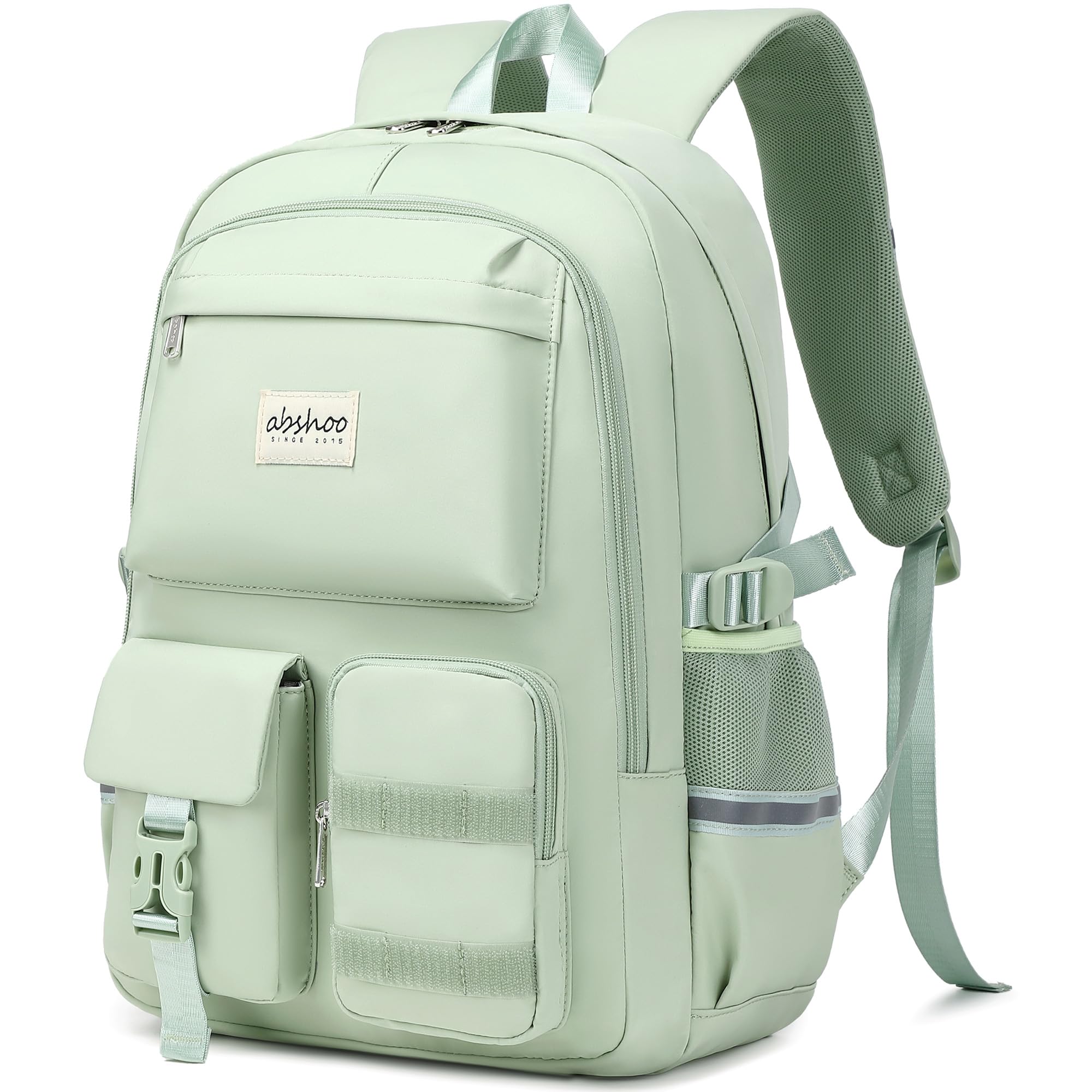 abshoo Big Student Laptop Backpack For College Women Middle High School Teen Girls Bookbag Travel Daypack (Black) | For College