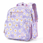 mibasies Kids Backpack for Girls: Girls Backpack 5-8 - Kindergarten Elementary School Bookbag for Girl - Flower Pink
