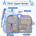 Lovely Girls Backpack School Bag for Students Kids Book Bag with Multiple Pockets Splash-proof Children's Backpack（17inch Pink）