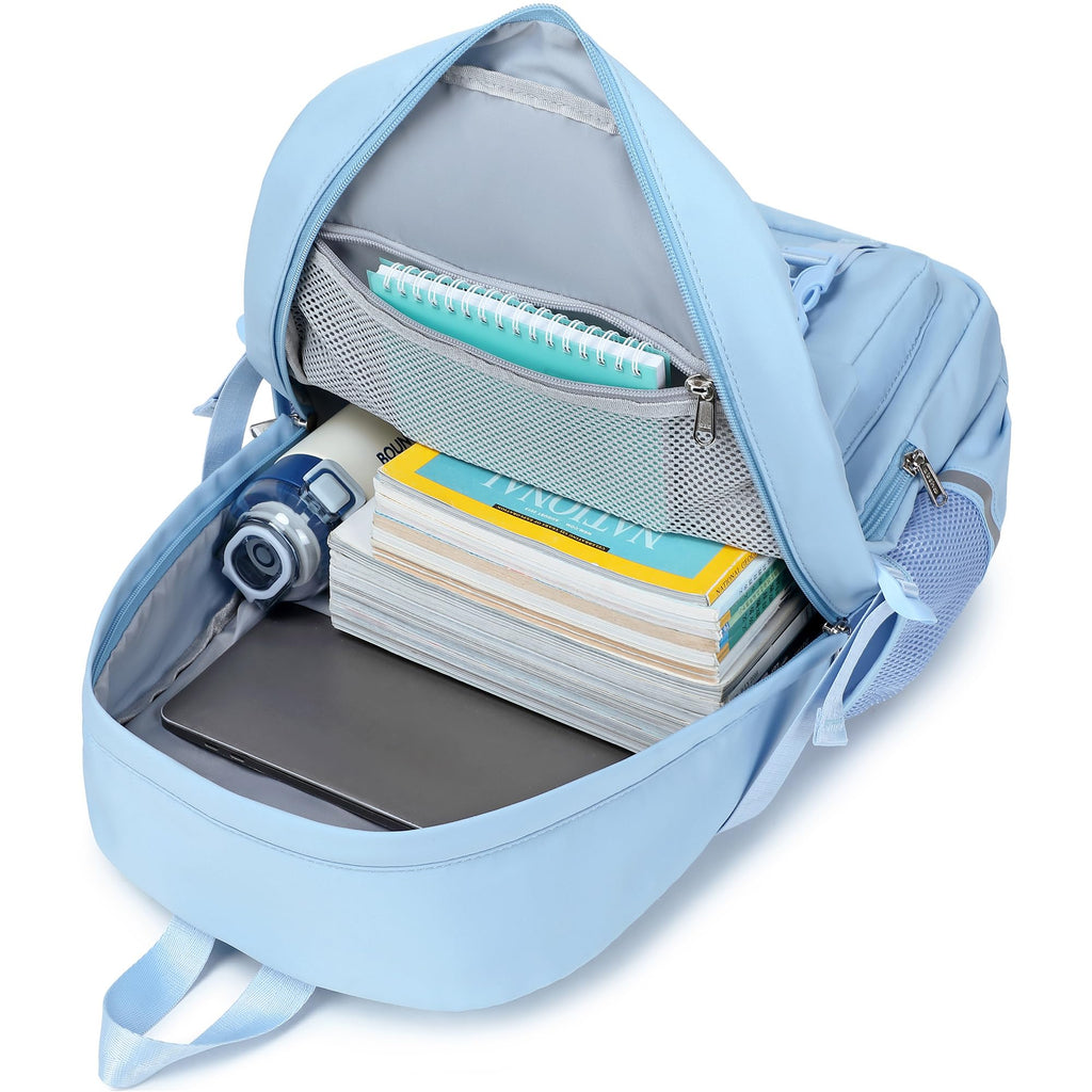abshoo Big Student Laptop Backpack For College Women Middle High School Teen Girls Bookbag Travel Daypack (Black) | For College