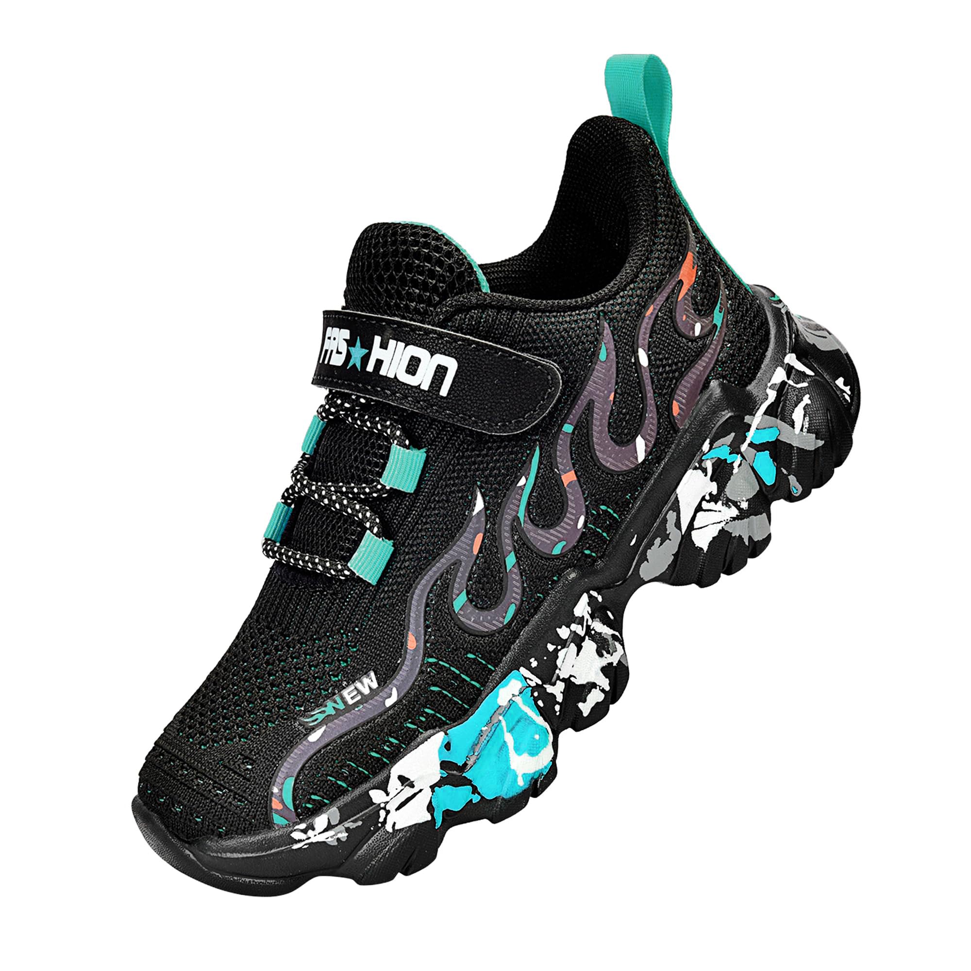 Uerymit Boys Girls Sneakers Slip On Athletic Running Shoes