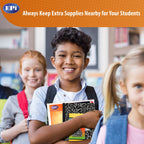 EPI Essentials Back to School Supplies for Kids 6th-12th Grade – 51 Items in Kit – Middle to High School Supply Packs – College-Ruled Bundle with Composition Notebooks – Suitable for Homeschooling