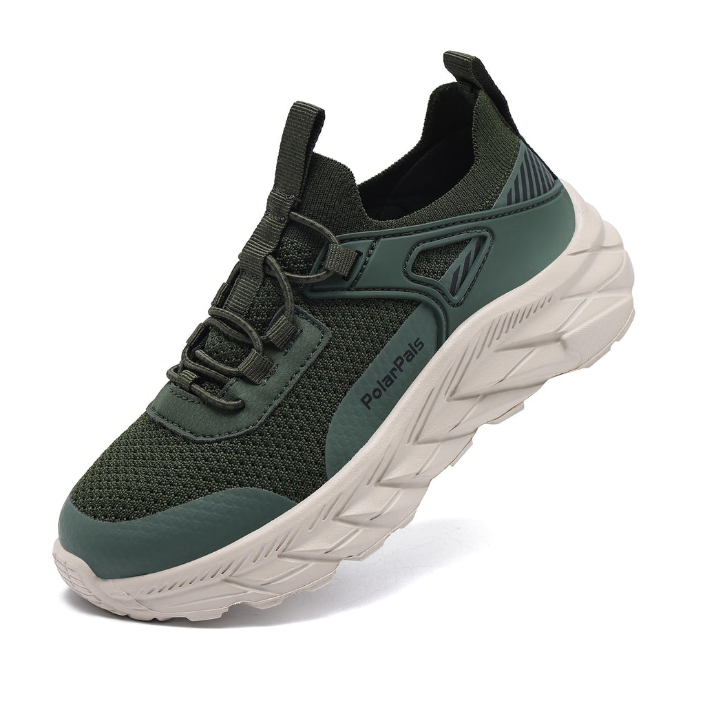 Kids Slip On Tennis Shoes Boys Girls Running Athletic Gym Sneakers
