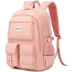 abshoo Big Student Laptop Backpack For College Women Middle High School Teen Girls Bookbag Travel Daypack (Black) | For College