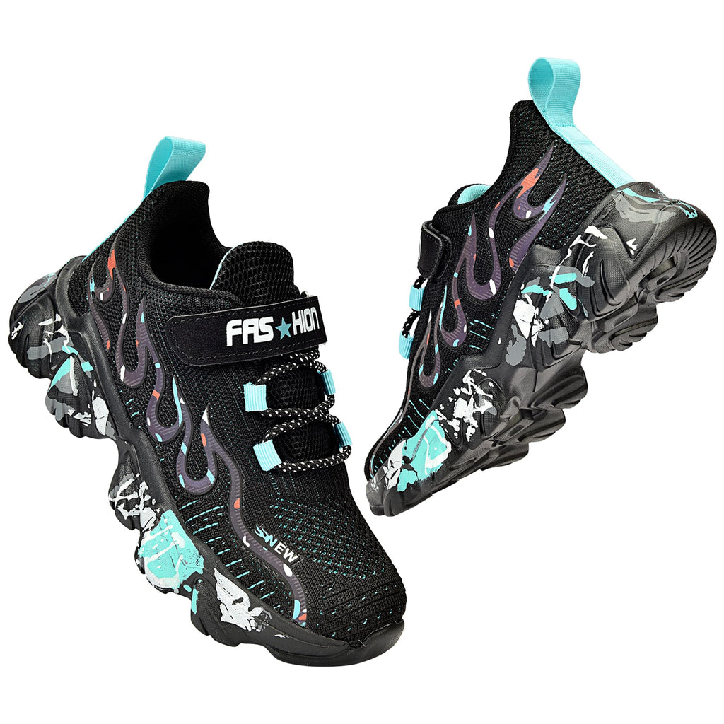 Uerymit Boys Girls Sneakers Slip On Athletic Running Shoes