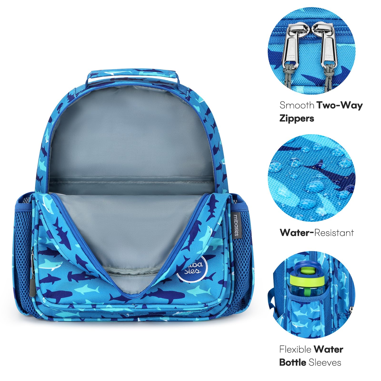 mibasies Kids Backpack for Girls: Girls Backpack 5-8 - Kindergarten Elementary School Bookbag for Girl - Flower Pink