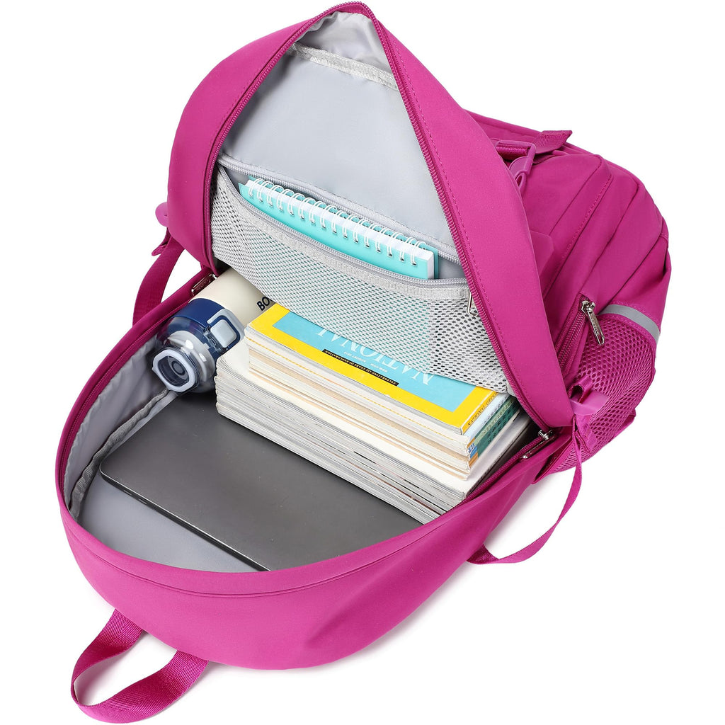 abshoo Big Student Laptop Backpack For College Women Middle High School Teen Girls Bookbag Travel Daypack (Black) | For College
