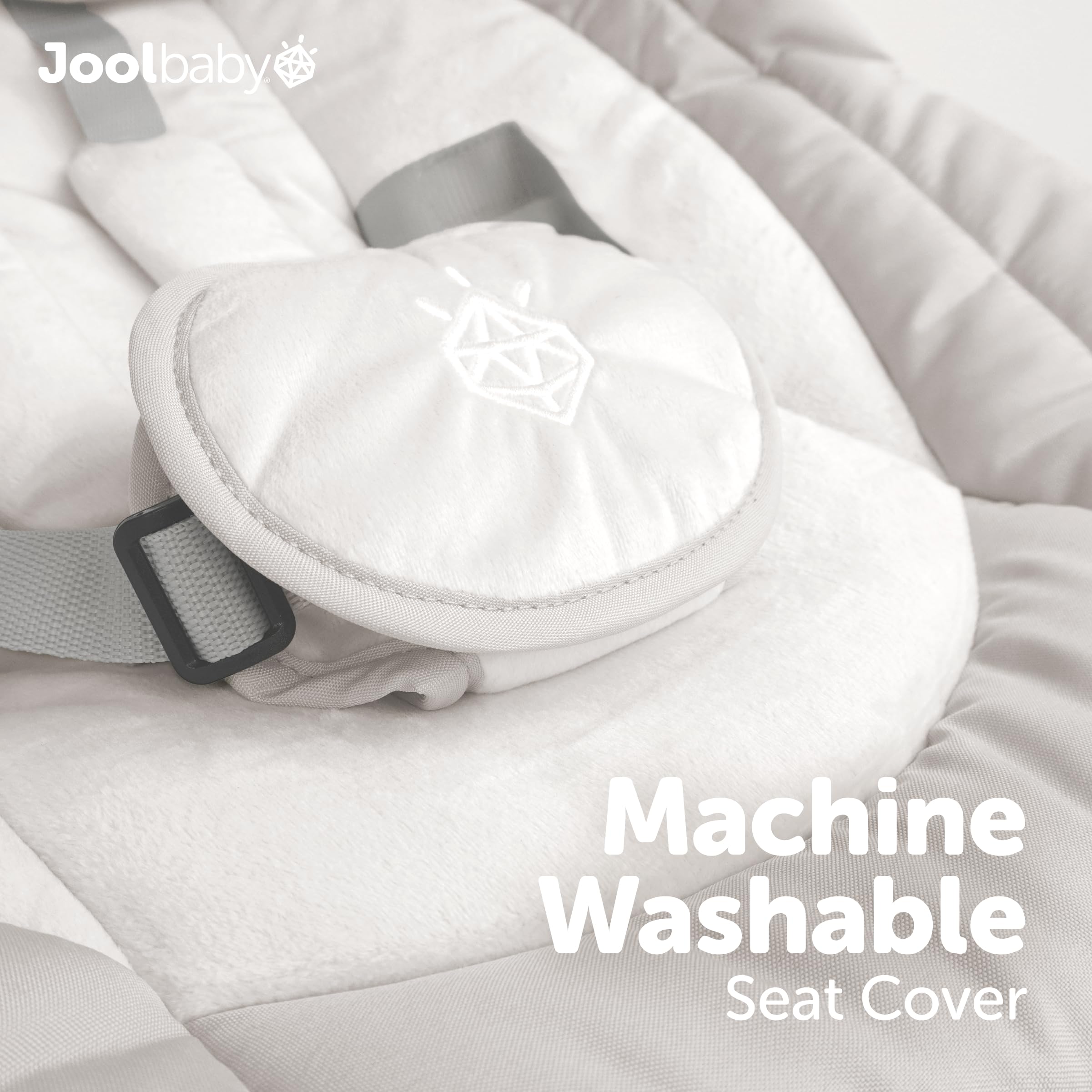 Jool Baby Nova Baby Swing for Infants – Bluetooth Music, Remote (Gray) | Keep Baby Happy While Getting Things Done – Gentle Side-to-Side Motion Helps Baby Feel Content