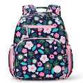 mibasies Kids Backpack for Girls: Girls Backpack 5-8 - Kindergarten Elementary School Bookbag for Girl - Flower Pink
