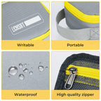 ECHSRT Large Pencil Case, Aesthetic Pen Pouch with Big Capacity, Minimalist Portable Stationery Bag with Handle for Office Organizer Aesthetic Pencil Cases