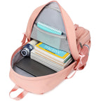 abshoo Big Student Laptop Backpack For College Women Middle High School Teen Girls Bookbag Travel Daypack (Black) | For College