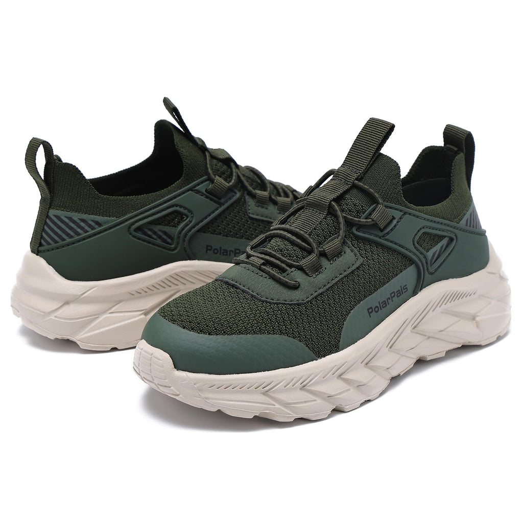 Kids Slip On Tennis Shoes Boys Girls Running Athletic Gym Sneakers