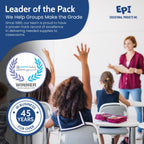 EPI Essentials Back to School Supplies for Kids 6th-12th Grade – 51 Items in Kit – Middle to High School Supply Packs – College-Ruled Bundle with Composition Notebooks – Suitable for Homeschooling