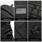 Wotony Military tactical backpack, backpack for men black small tactical assault bag