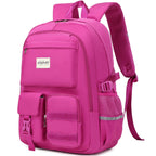 abshoo Big Student Laptop Backpack For College Women Middle High School Teen Girls Bookbag Travel Daypack (Black) | For College
