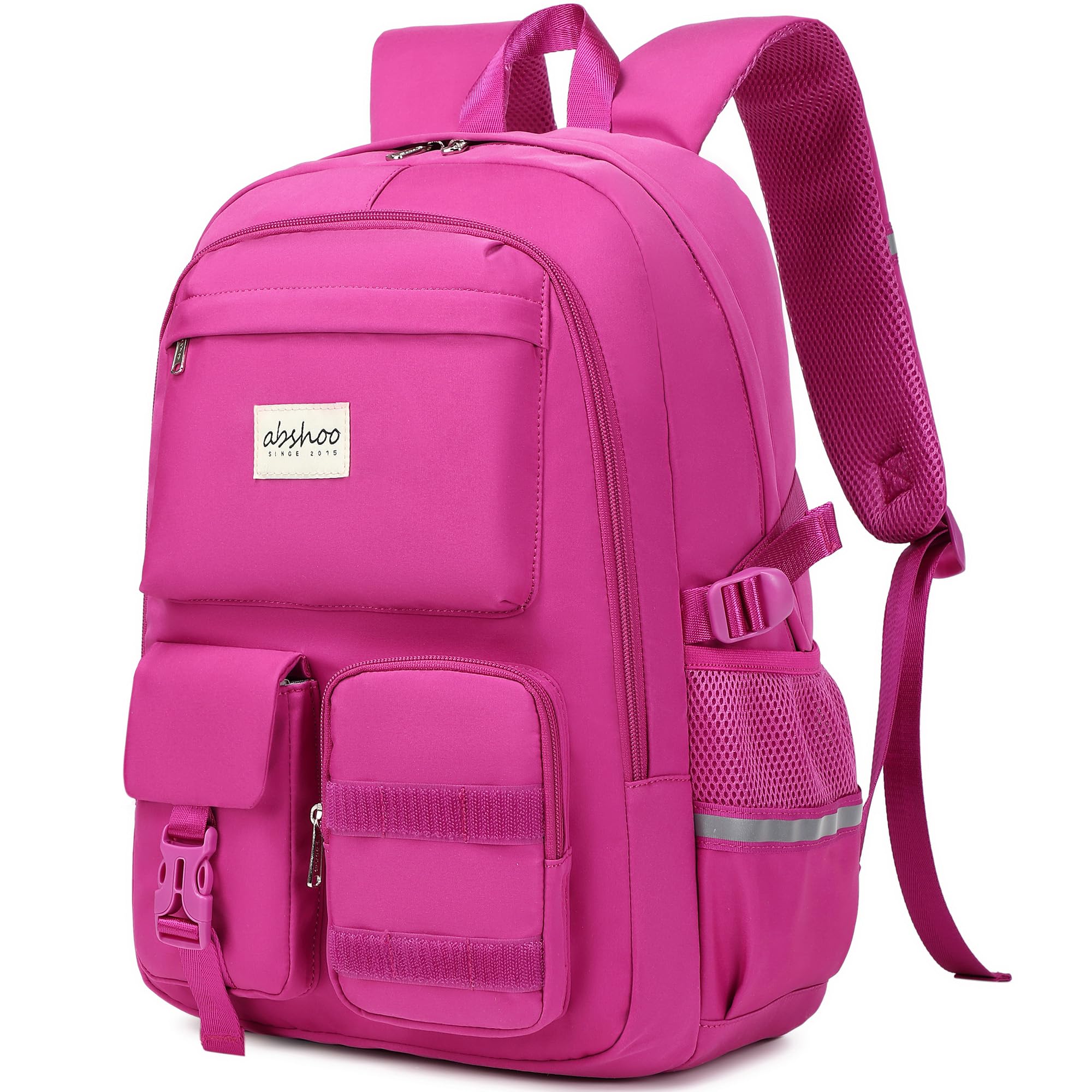 abshoo Big Student Laptop Backpack For College Women Middle High School Teen Girls Bookbag Travel Daypack (Black) | For College
