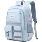 abshoo Big Student Laptop Backpack For College Women Middle High School Teen Girls Bookbag Travel Daypack (Black) | For College