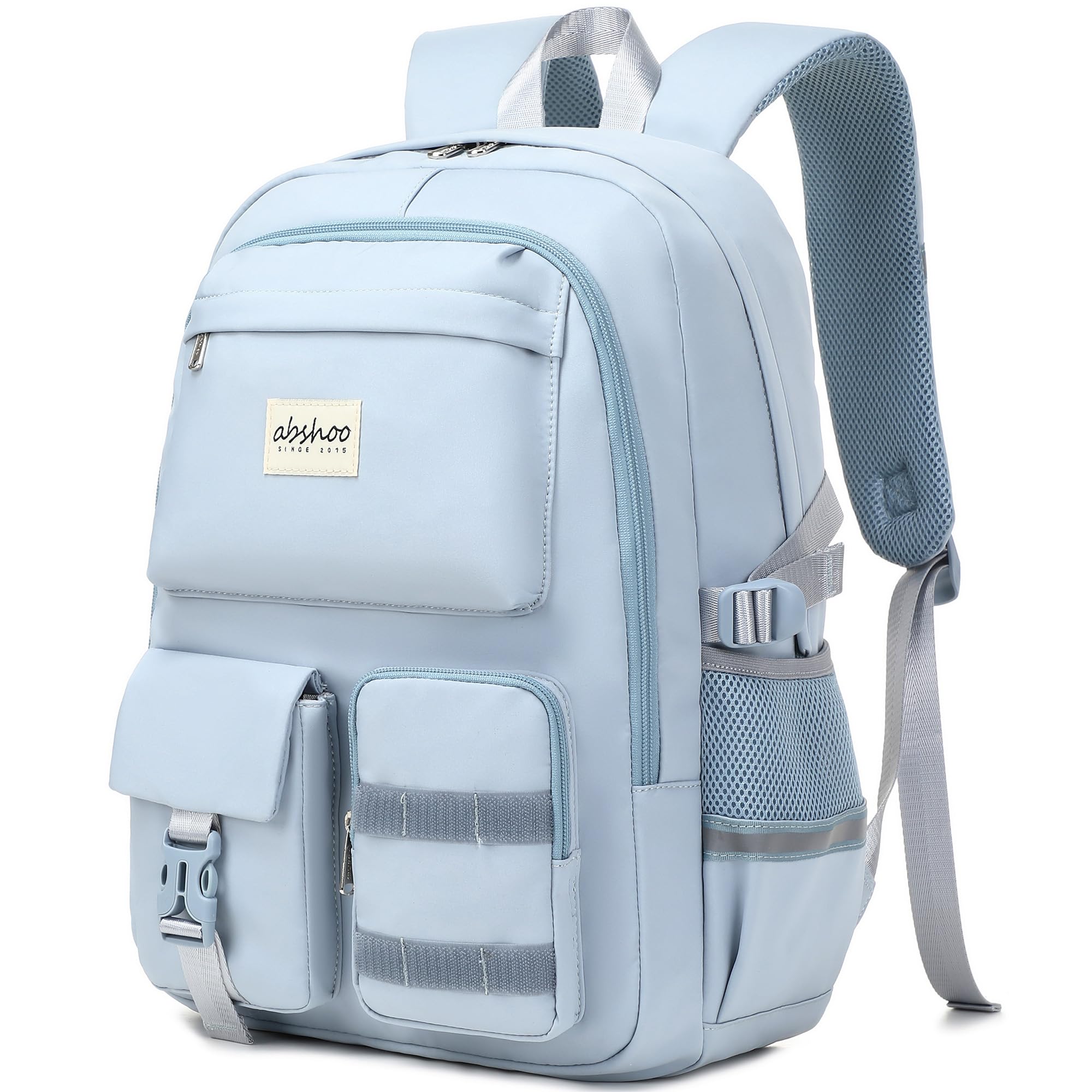 abshoo Big Student Laptop Backpack For College Women Middle High School Teen Girls Bookbag Travel Daypack (Black) | For College