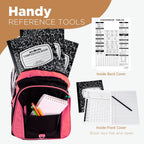 4E's Novelty Wide Ruled Composition Notebooks [4 Pack] Hard Cover 100 Sheets 9.75" x 7.5" - Black Marble Bulk Compositon Book Wide Ruling, Back to School Supplies For Students Boys Girls & College
